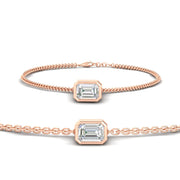 2-carat-emerald-cut-diamond-bezel-set-chain-bracelet-in-rose-gold-FDBRC11133EM-2.00CT-NL-RG